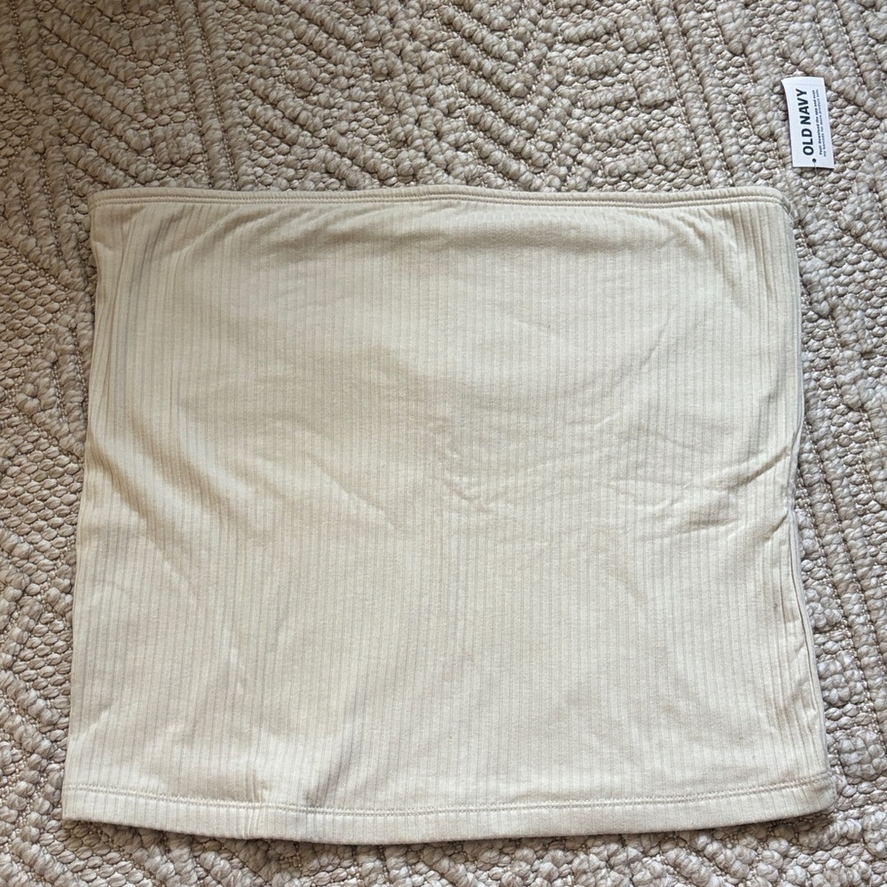 Old Navy Beige Ribbed Top